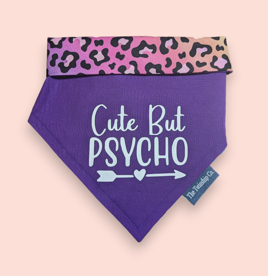 Medium: "Cute But Psycho" Reversible Bandana