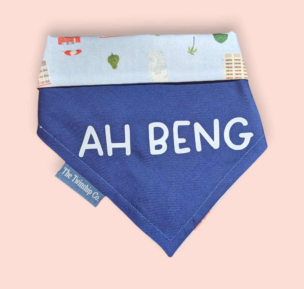 Small: "Ah Beng" Reversible Bandana