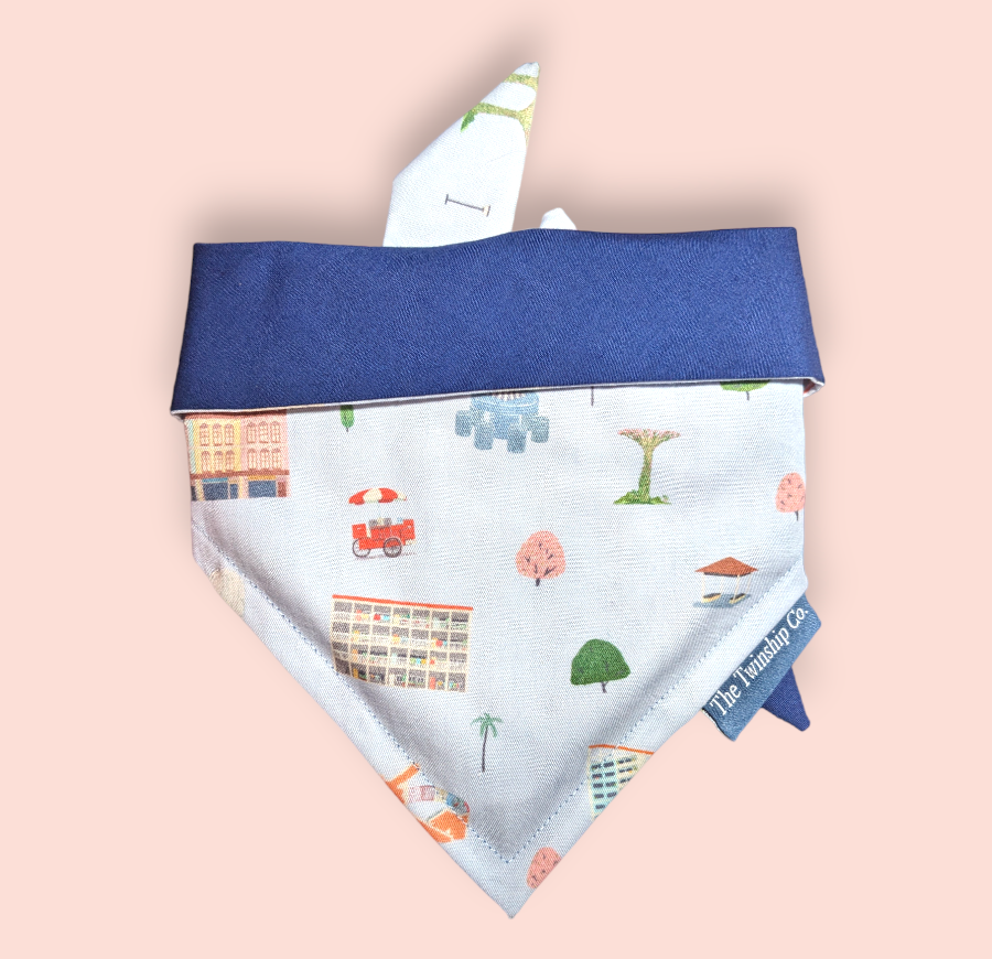 Small: "Ah Beng" Reversible Bandana