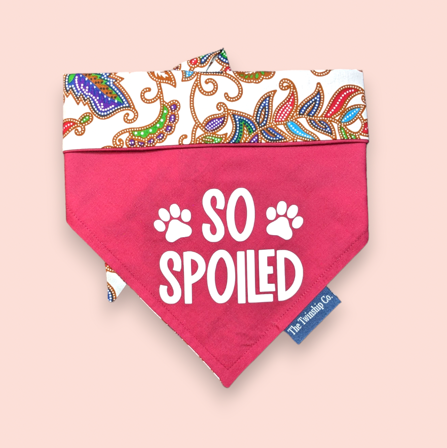 Medium: "So Spoiled" Reversible Bandana