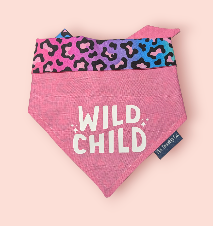 Medium: "Wild Child" Reversible Bandana