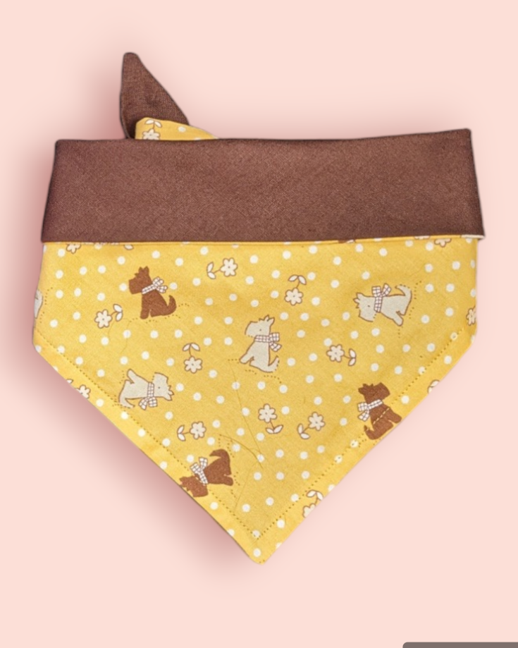 Small: "帅哥来了" Reversible Bandana