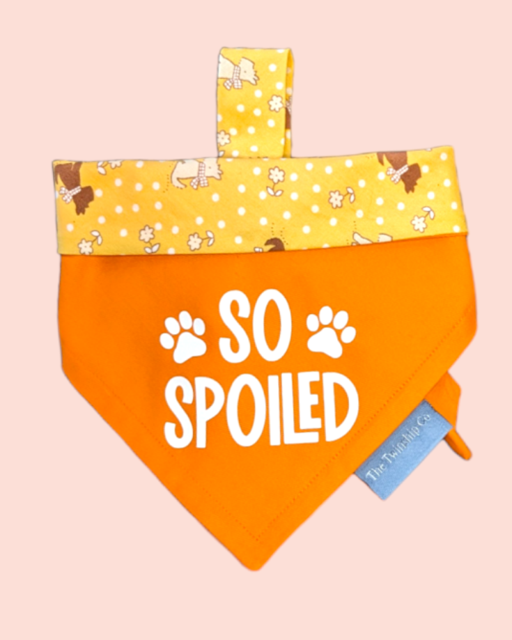 Small: "So Spoiled" Reversible Bandana