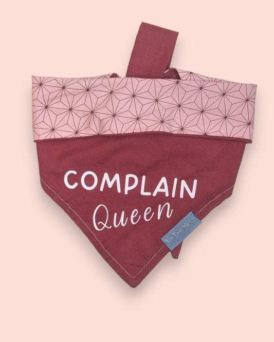 Medium: Complain Queen Reversible Bandana