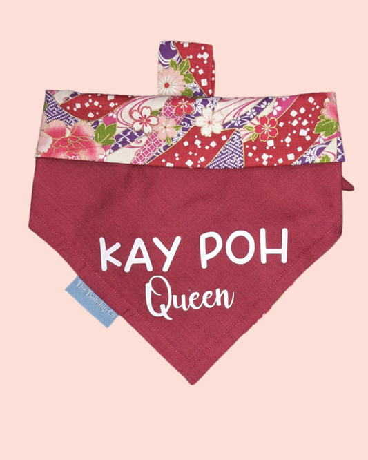 Medium: "Kay Poh Queen" Reversible Bandana