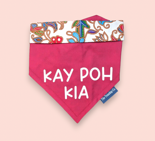 Medium: "Kay Poh Kia" Reversible Bandana