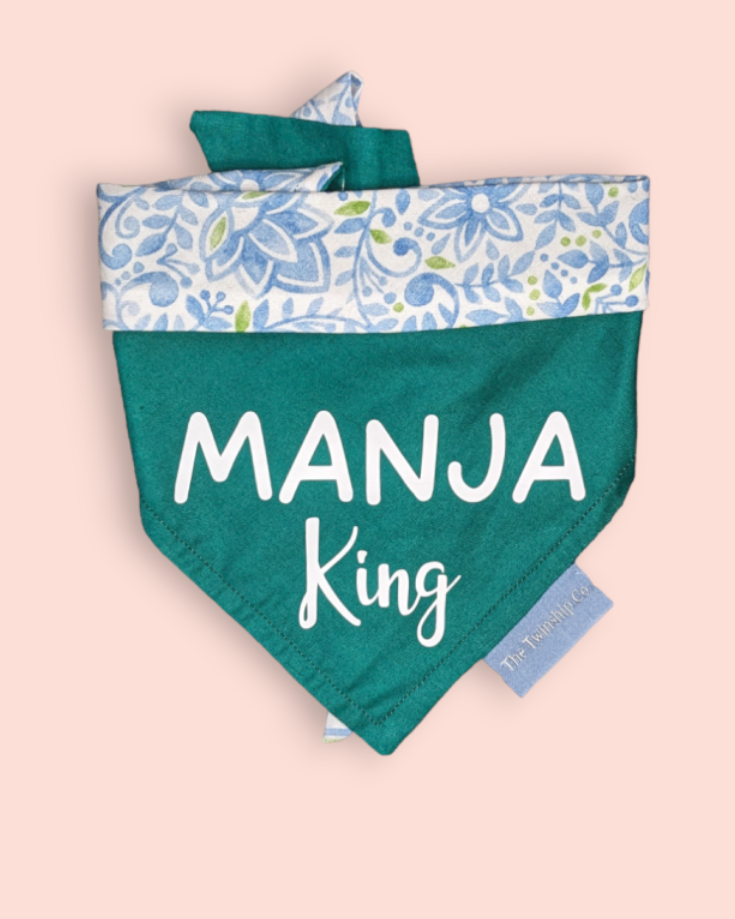 Small: "Manja King" Reversible Bandana